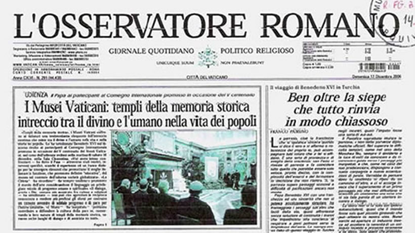 Giornale Quotidiano Político Religioso, 17 dicembre 2006