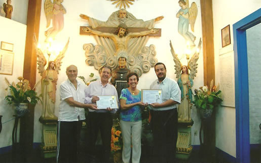 Visita ilustre: Dr. Marcelo Meirelles e Marcelo Duarte